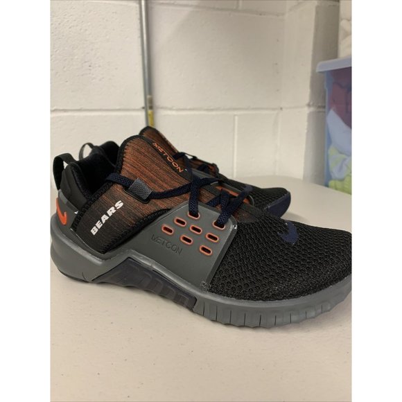 NEW Nike Free x Metcon 2 Chicago Bears cq8029-001 Men's Size 8 Black Orange